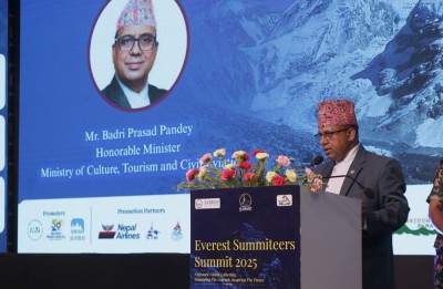  हिमालको संरक्षण हाम्रो साझा कर्तव्य हो : पर्यटनमन्त्री पाण्डे 