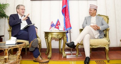  ऊर्जामन्त्रीसँग अमेरिकी राजदूतको भेट, एमसीसी परियोजनाबारे छलफल 