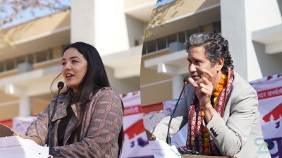  कर्णालीका युवाहरुमाझ पूर्वमिस नेपाल श्रेष्ठ र पत्रकार दिलभूषण पाठक 