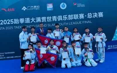  तेक्वान्दोमा नेपाललाई १३ पदक 