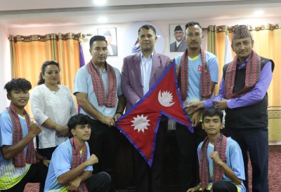  तेक्वान्दो टोलीको बिदाइ 