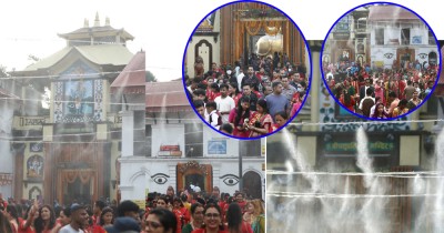  वाटर ड्रपलेट : पशुपतिमा कृत्रिम वर्षा, भक्तजनलाई शीतल 