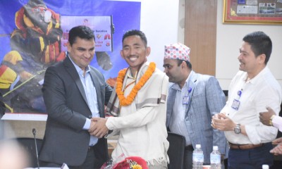  कीर्तिमानी आरोही पेम्बा शेर्पालाई सम्मान, पर्यटनदूत बनाउने तयारी 