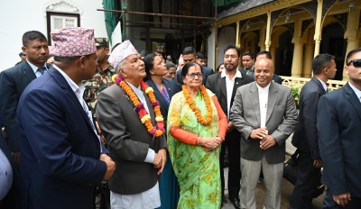  वसन्तपुर क्षेत्रमा राष्ट्रपतिको घुमघाम [तस्बिरसहित] 