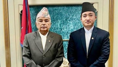  राष्ट्रपति भेट्न शीतलनिवास पुगे राखेप सदस्य-सचिव 