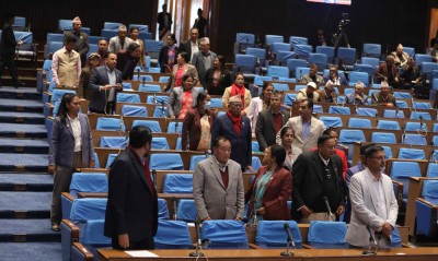  संसद्‌मा माओवादी र रास्वपाको विरोध [तस्बिरमा] 