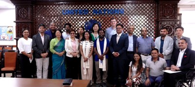  यूएनडीपीद्वारा सगरमाथा आरोही शाकिल र श्रेष्ठलाई सम्मान 