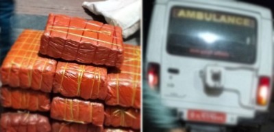  एम्बुलेन्सबाट गाँजा बरामद, दुई जना भारतीय नागरिक पक्राउ 