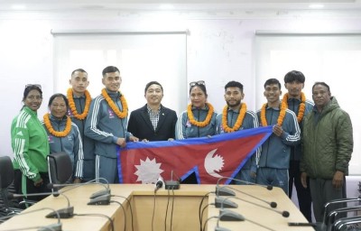  क्रस कन्ट्री च्याम्पियनसिपमा भाग लिन एथलेटिक्स टोली पाकिस्तान जाँदै 