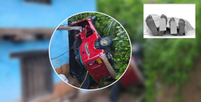  अटोमा आगलागी हुँदा आमाछोरीको मृ*त्यु,चालक घाइते 