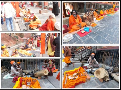  पशुपतिनाथ क्षेत्रमा साधुसन्त र भक्तजनको चहलपहल [तस्विरसहित] 