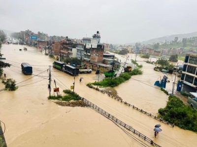  काभ्रेमा बाढी र पहिरोमा  ४ जनाको  मृत्यु, १० बेपत्ता 