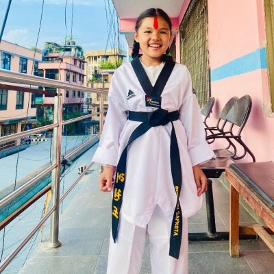  वैभवीलाई भारतमा तीन स्वर्ण 