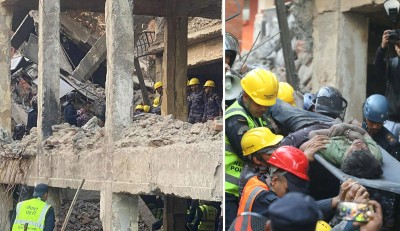  नक्सालस्थित भाटभटेनी भत्काउने क्रममा पुरिएर तीन मजदुर घाइते 