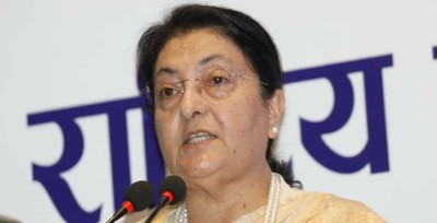  वैधानिक प्रक्रियामार्फत नयाँ सरकार गठन गर्न पूर्वराष्ट्रपति भण्डारीको सुझाव 