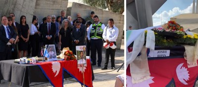  हमासद्वारा हत्या गरिएका नेपाली युवा विपिन जोशीको पार्थिव शरीर नेपाल पठाइयो 