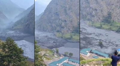  पूर्वानुमान महाशाखाले भन्यो- पहिरोले नदी थुनिँदा बूढीगण्डकीमा बाढी आयो 