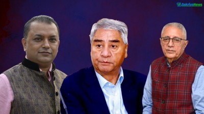  कांग्रेस विवाद समाधानको प्रयास : सहमतिको खाका बनाउन त्रिपक्षीय नेताहरू छलफलमा 