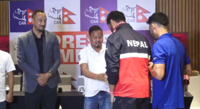  एसीसी प्रिमियर कपको तयारी : भारत जाने क्रिकेट टोलीको बिदाइ 