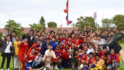  नेपाली यू–१४ फुटबल टोलीले जित्यो डाना कपको उपाधि 