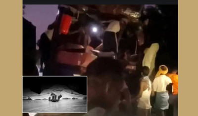  भारतको झारखण्डमा नेपाली तीर्थयात्री सवार बस दुर्घटना : तीन जनाको मृत्यु, ३४ भन्दा बढी घाइते 