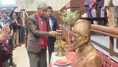  सभापति देउवाको आह्वान : विदेशमा कमाएको सीप र पुँजी देशको हितमा लगाऔं 