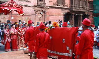  भोलि हनुमानढोका दसैँ घरमा फूलपाती भित्र्याउने, टुँडिखेलमा बढाइँ गर्ने  
