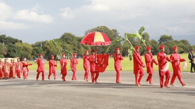  पूजा कोठा एवं दसैँ घरमा फूलपाती भित्र्याइयो 