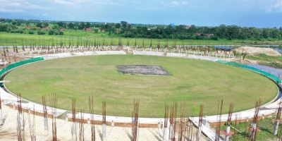  गौतमबुद्ध क्रिकेट रङ्गशालाको काम पुनः सुरु 