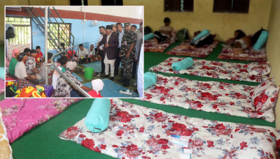  होल्डिङ सेन्टरमा बसेका बाढीपीडितको अस्थायी बसोबासका लागि सर्वेक्षण सुरु 