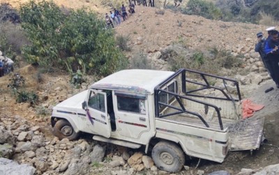  गुल्मीमा मलामी बोकेको जिप दुर्घटना हुँदा एक जनाको मृत्यु, ८ घाइते 