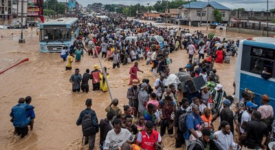  मुसलधारे वर्षाका कारण ३० जनाको मृत्यु, मध्य अफ्रिकी महानगरमा धेरै विनाश  