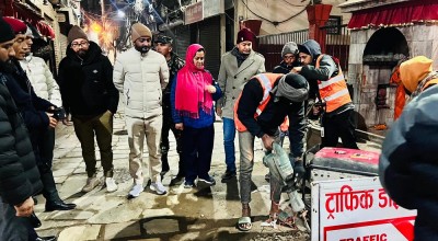  मेलम्चीको पानी आपूर्तिका लागि बिच्छ्याइएका पाइप लाइनको काम चाँडो सक्न निर्देशन 