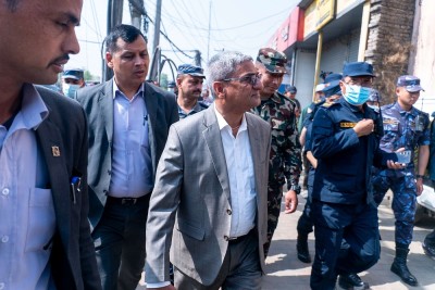  गृहमन्त्री लेखकले गरे राजावादीले गरेको क्षतिको अनुगमन 