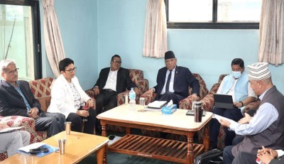  नेसपासँग एकता गर्नुअघि माओवादीका पदाधिकारीबीच  छलफल 