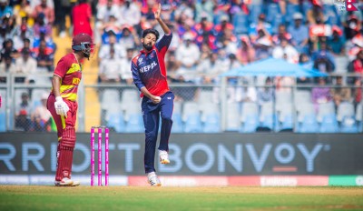  दीपेन्द्रसिंह ऐरीको अर्धशतकमा नेपालले वेस्ट इन्डिजलाई दियो १३४ रनको लक्ष्य 