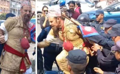  राजतन्त्रको पक्षमा माइतीघरमा नारा लगाउने विदेशी को हुन् ? 