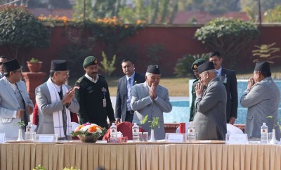  शीतलनिवासमा चियापान समारोह, राष्ट्रपतिले दिए शुभकामना 