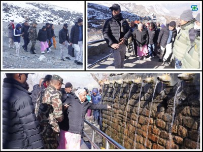  निर्वाचनका लागि मौसमी अवस्था बुझ्न प्रधानमन्त्री कार्की मुस्ताङमा, हिमाली बस्तीको अवलोकन 