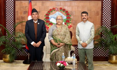  प्रधानमन्त्री कार्की र राष्ट्रियसभाका अध्यक्ष दाहालबीच भेटवार्ता 