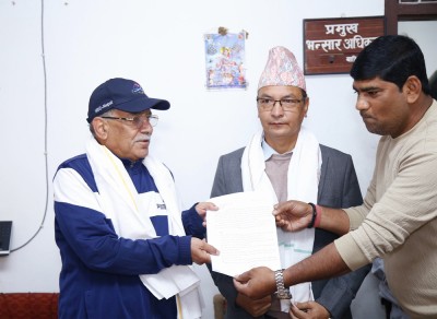  भिट्ठामोड सुक्खा बन्दरगाह निर्माणमा सहयोग गर्ने अध्यक्ष प्रचण्डको प्रतिबद्धता 