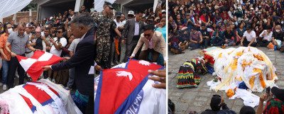  कीर्तिमानी आरोही पुरबहादुर गुरूङ स्वयम्भूमा अन्त्येष्टि 