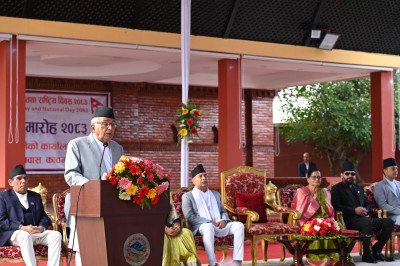  असहमतिलाई सम्मान गर्न सकिए संविधानका सङ्कल्प पूरा हुन्छन् : राष्ट्रपति पौडेल 