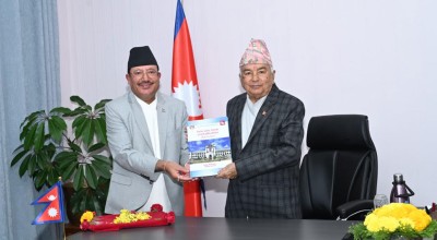  राष्ट्रपति पौडेलसमक्ष दुई आयोगका वार्षिक प्रतिवेदन पेस 