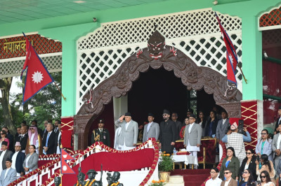  राष्ट्रपति पौडेल संविधान दिवसमा आयोजित विशेष समारोहमा सरिक 