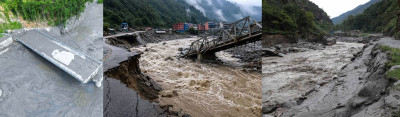  भोटेकोशी बाढीले सडक सञ्जाल अवरुद्ध हुँदा रसुवामा खाद्यान्न अभाव, बिरामी मारमा 