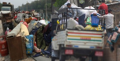  कपनका साततले, पाथीभरा, तेन्जिङ चोकका अतिक्रमित संरचना धमाधम हटाइँदै 