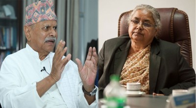  निर्वाचन तयारीबारे प्रधानमन्त्री कार्की र पूर्वराष्ट्रपति यादवबीच छलफल 