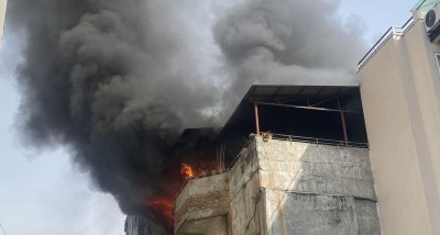  ठमेलको निर्माणाधीन रेष्टुरेन्टमा आगलागी 