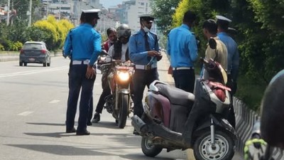  २४ घण्टामा ट्राफिक कारबाहीमा २० लाख ३९ हजार राजस्व सङ्कलन 